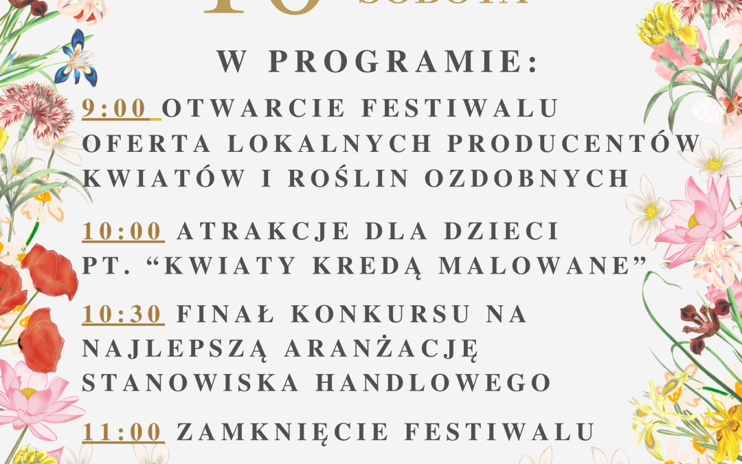 „Festiwal kwiatów” na targowisku