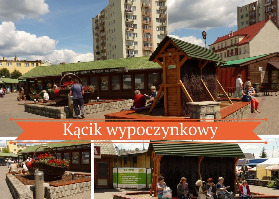 Targowiskowy kącik wypoczynkowy