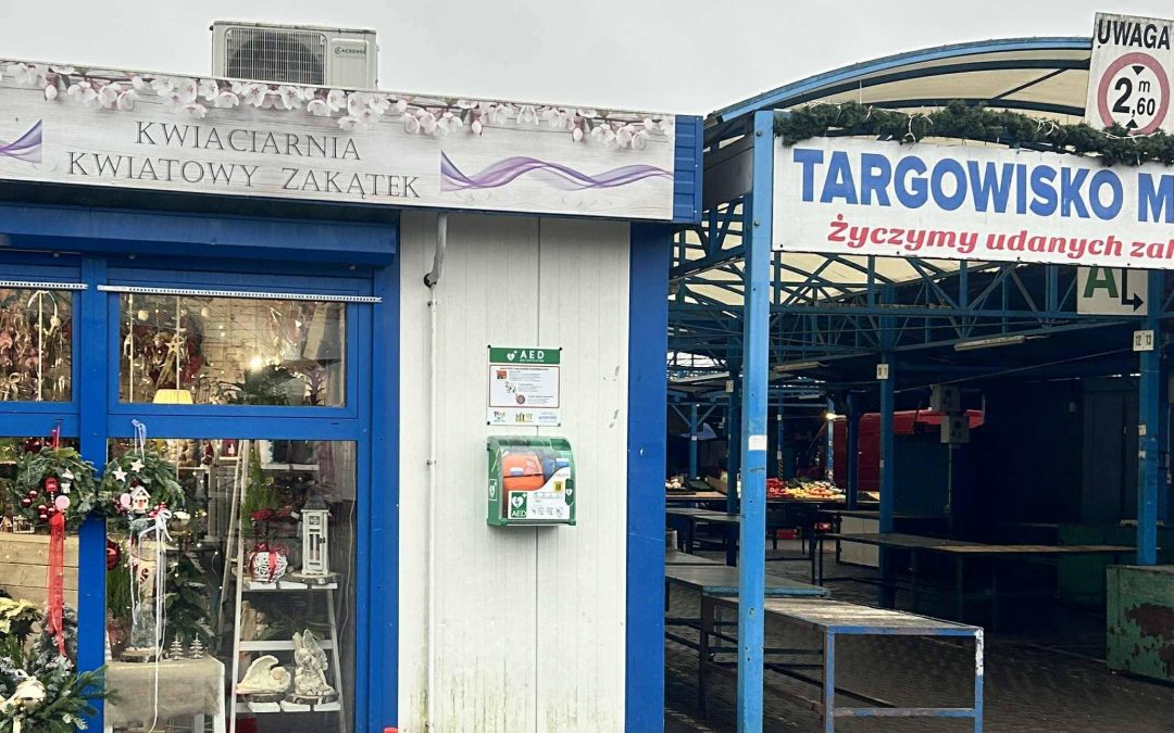 AED defibrylator – na Targowisku